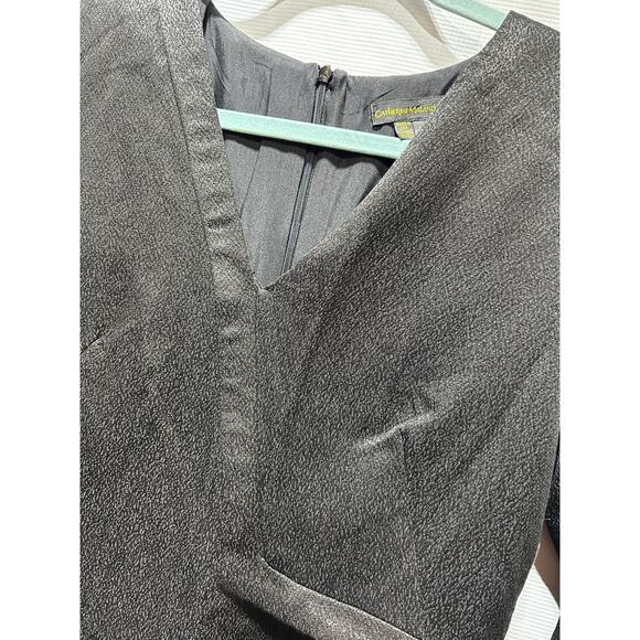 Catherine Malandrino Color Block Sheath Dress Women's Size 6 Gold & Black - Picture 4 of 5